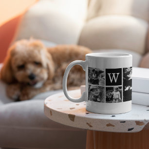 5-写真テンプレートモノグラパーソナライズされたム コーヒーマグカップ