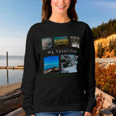 5-写真テンプレート: 「お気に入り」写真を使用 スウェットシャツ