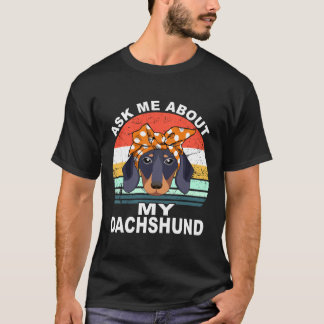 5 私のダックスフントについて聞いて ビンテージ Tシャツ