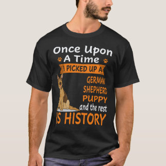 5 私はかつてジャーマンシェパードのPを拾いました Tシャツ