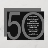 5-0バースデーパーティ招待状 招待状 (正面/裏面)
