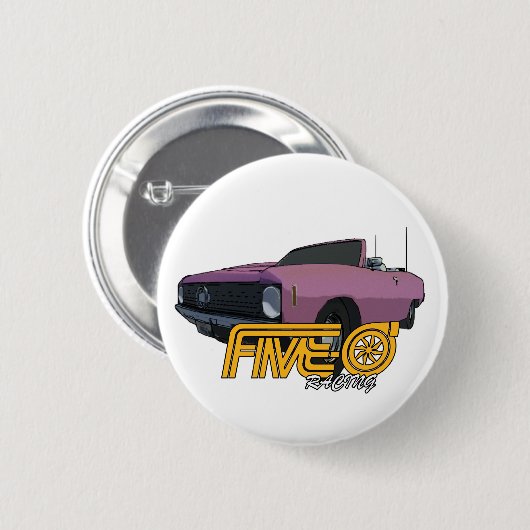 5-0ピンク 缶バッジ (正面&裏面)