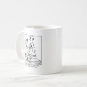 5,000ポイントジャンプが治さない何も コーヒーマグカップ (正面左)
