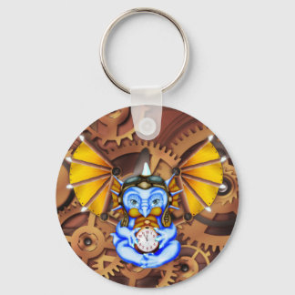 「5～12歳」スチームパンク・ドラゴン・キーチェーン キーホルダー