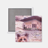 5.1 cm角マグネットキャット マグネット (正面/裏面)