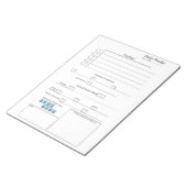 5 - 1 Daily Food Tracker ノートパッド (アングル)