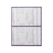 5 - 1 Food Journal Pagesメモ帳 ノートパッド (回転)