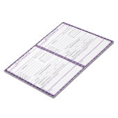 5 - 1 Food Journal Pagesメモ帳 ノートパッド (アングル)