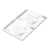 5 - 1 Food Success Trackerページ ノートパッド (アングル)