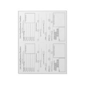 5-1 Food Success Trackerメモ帳 ノートパッド (回転)