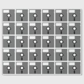 5.25インチフロッピー・ディスク-古いコンピュータディスケット ラッピングペーパー (フラット)