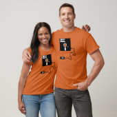 5.25インチフロッピー・ディスクUSBのギークのおたく Tシャツ (ユニセックス)