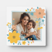 5.25インチ角写真イーゼルプラークfor Home or Office フォトプラーク (正面)