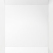 5.25インチSq横型三つ折り文字招待状 三つ折り招待状 (内部中)