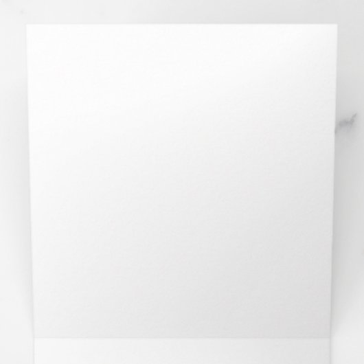 5.25インチSq横型三つ折り文字招待状 三つ折り招待状 (内部最初)