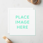 5.25インチx 5.25インチフラットノートカード ノートカード (正面/裏面インサイチュ)