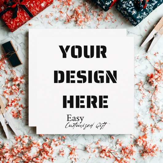 5.25インチx 5.25インチポートレートカード 招待状