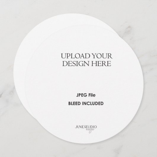 5.25" Round/ Circle or Square Card Printing メニュー (正面/裏面)