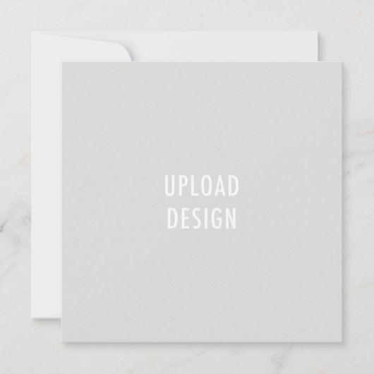 5.25 Squareフラットカードアップロードデザイン 招待状 (正面)