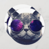 5.25 x 5.25招待状円 招待状 (正面/裏面)