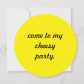 5.25 x 5.25招待状円 招待状 (正面)