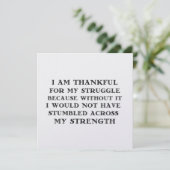 5.25 x 5.25 カード - 苦闘 (スタンド正面)