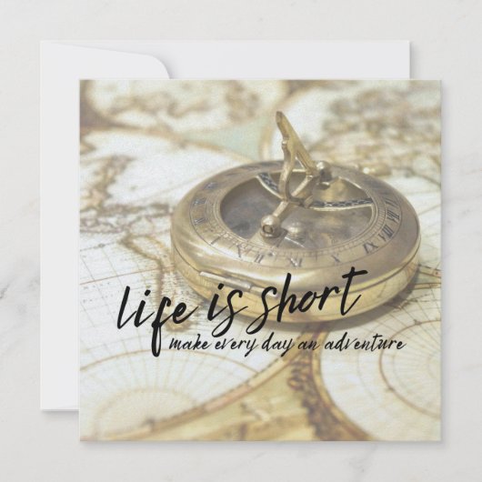 5.25 x 5.25 デイリーゴールカード 招待状 (正面)