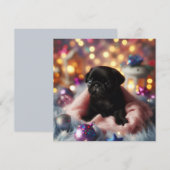 5.25" x 5.25" ホリデー フラット カード (正面/裏面)