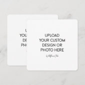 5.25" x 5.25" Square Invitation 招待状 (正面/裏面)