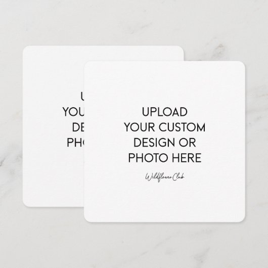 5.25" x 5.25" Square Invitation 招待状 (正面/裏面)