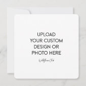 5.25" x 5.25" Square Invitation 招待状 (裏面)