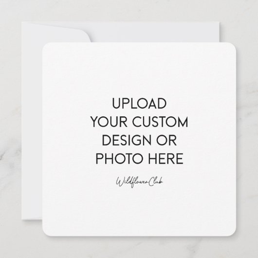 5.25" x 5.25" Square Invitation 招待状 (裏面)