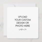 5.25" x 5.25" Square Invitation 招待状 (正面)