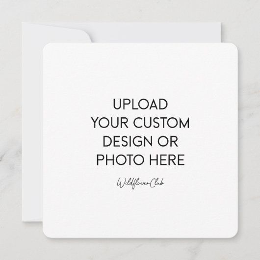 5.25" x 5.25" Square Invitation 招待状 (正面)