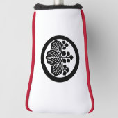 5-3開花円形の桐 ゴルフヘッドカバー (回転90)