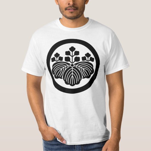 5-3開花円形の桐 Tシャツ (正面)