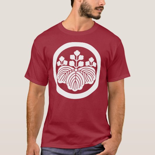 5-3開花円形の桐 Tシャツ (正面)