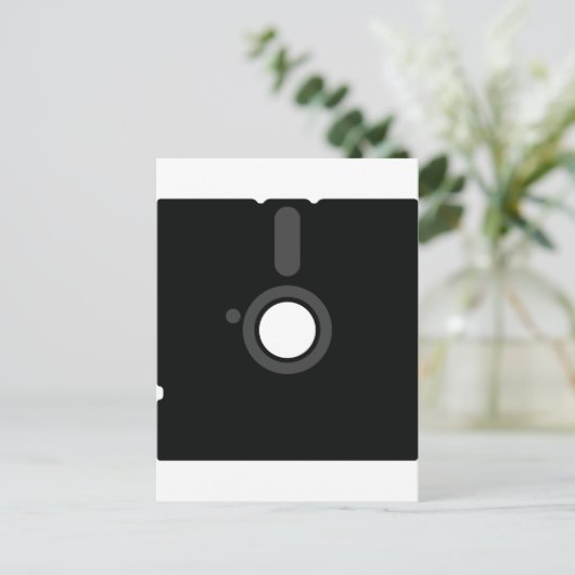 5.5インチフロッピーディスク ポストカード (スタンド正面)