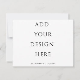 5.5インチx4.25インチRSVPカード/エンクロージャカード