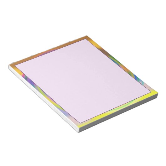 5.5インチx 6インチメモ帳数々の- – 色の渦巻き旋回 ノートパッド (アングル)