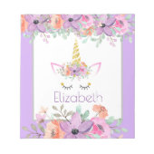 5.5インチx 6インチメモ帳 – 40ページ ノートパッド (正面)