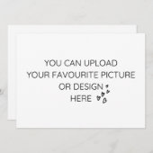 5.5インチx 7.5インチエンクロージャカードのカスタマイズ – ランドスケープ (正面/裏面)