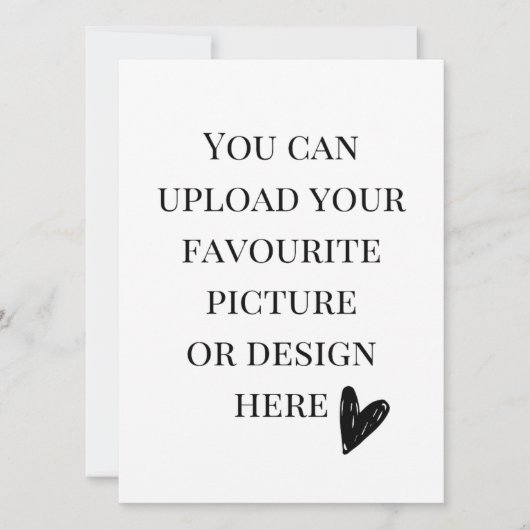 5.5インチx 7.5インチエンクロージャカードのパーソナライズ – ポートレート (正面)