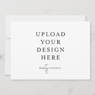 5.5インチx 7.5インチ招待状 – 横 招待状