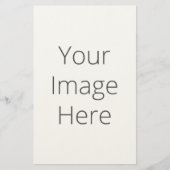 5.5インチx 8.5インチのひな形を独自に作感じ成 便箋 (正面)