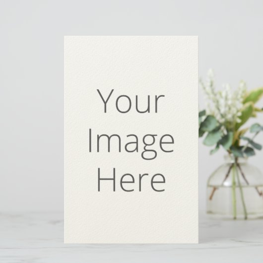 5.5インチx 8.5インチのひな形を独自に作感じ成 便箋 (スタンド正面)