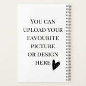 5.5インチx 8.5インチのカレッジをパーソナライズ ノートブック (裏面)