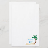 5.5インチx 8.5インチひな形 便箋 (正面/裏面)