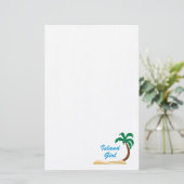 5.5インチx 8.5インチひな形 便箋 (スタンド正面)