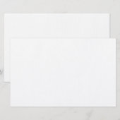 5.5インチx 8.5インチハーフレター横長リネン文房具 便箋 (正面/裏面)